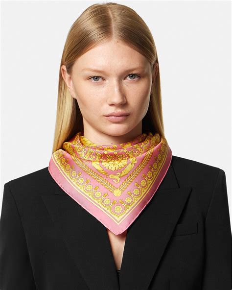 handkerchief versace|versace foulard women.